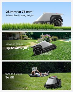 eufy E15 Robot Lawnmower – Automatic Smart Grass Cutter