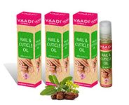 Vaadi Herbals Nail and Cuticle Oil with Jojoba Oil, 10mlx3