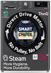 LG 9 Kg, 5 Star, AI Direct Drive Technology, Steam, 6 Motion DD & Wi-Fi Fully-Automatic Front Load Washing Machine (FHP1209Z5M, Intelligent & Convenient Fabric Care, Allergy Care, Middle Black)