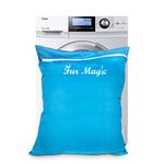 Fur Magic Pet Laundry Bag Keeps Your Washing Machine Free From Pet Hair Large Size Ideal For Dog Cat Horse Rabbit, Blue