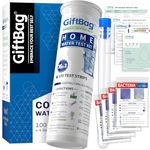 17 in 1 Complete Drinking Water Testing Kit - 100 Strips + 4 Bacteria Tests - Tap and Well Water Test Kit, Easy to Test and Read for Hardness, Lead, Iron, Fluoride, pH, Copper, Bacteria and More