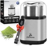 ZHENGHAI Electric Herb Grinder 200w Spice Grinder Compact Size, Easy On/Off, 2.8oz capacity. Fast Grinding for Flower Buds Dry Spices Herbs, with Cleaning Brush