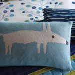 Scion MR FOX CUSHION, LAGOON, 100% acrylic, 30 x 50 x 15 cm