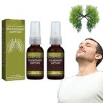 Gfouk Breathdetox Herbal Lung Cleansing Spray,Lung De-Tox Herbal Cleanser Spray, Natural Herbal Spray for Lung and Respiratory Support&Breath Easy,Lung Promotes Lung Strength (2pcs)