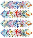 Soimoi Japanese Print Precut 10-inch Cotton Fabric Quilting Squares Charm Pack DIY Patchwork Sewing Craft-Multicolor2