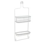 Zenna Home 7617WW, Over-The-Showerhead Caddy, White
