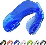 SAFEJAWZ Double Layered Sports Mouthguard Adults & Junior Mouth Guard with Case for Martial Arts, Boxing, American Football, Lacrosse, Basketball, Hockey, MMA & All Contact Sports (Ice)