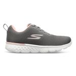 Skechers Womens Go Run 400 Charcoal/Pink Running Shoe - 3 UK (6 US) (896165ID-CCPK)
