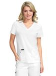 Koi Basics KOI373 Women's Scrub Top White 3XL