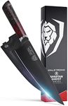 DALSTRONG Chef Knife - 20 cm - Spartan Ghost Series - American Forged S35VN Powdered Steel - Maple & Red Resin Handle - Sheath