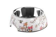 HUNTER Melamine Mogami Feeding Bowl, 700 ml, Medium, White/Multicolor, Pack of 1