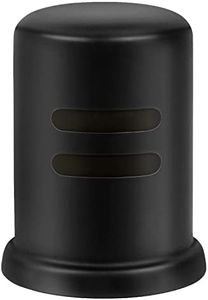 Dishwasher Air Gap Cover D201-1-62 Fits Most Air Gap Bodies with Solid Brass Inside and Black Stoving Varnish Surface, Cap Only, Pack of 1