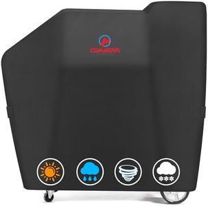 Comnova Grill Cover for Masterbuilt Gravity Series 560/600 Digital Charcoal Grill and Smoker, Waterproof & Heavy Duty, 600D Charcoal Grill Cover for MB20040220, Black (56" x 18" x 47")