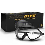 PulseITDive Swim Goggles with Ear Plugs Anti-Fog Swimming Goggles for Adult Men, Women, Youth & Kids Perfect for Swimming, Pool, and Outdoor Activities (PulseDive)