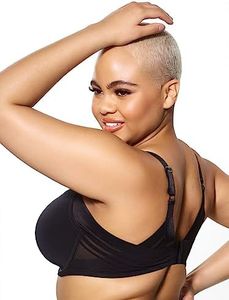 Felina Marvelous Side Smoothing T-Shirt Bra, Tighter Band- Bras for Women, Seamless Bra, Lingerie for Women, Plus Size Bra