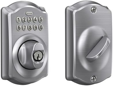 Schlage BE365 CAM 626 Camelot Keypad Deadbolt, Satin Chrome