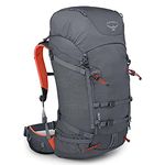 Osprey Mutant 52L Climbing and Mountaineering Unisex Backpack, Tungsten Grey, M/L