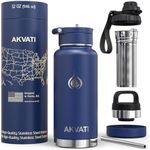 AKVATI 32 oz Insulated Water Bottle