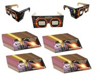 StepsToDo (with device) Premium Solar Eclipse Goggle. Sun Viewer Glasses (Set of 40)