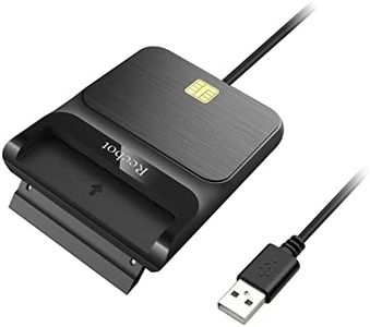 Recbot CAC Reader Military, CAC Card Reader Military, DOD Military USB Common Access CAC Smart Card Reader, Compatible with Windows, Mac OS and Linux