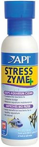 API STRESS ZYME Bacterial cleaner, Freshwater and Saltwater Aquarium Water Cleaning Solution, 4 oz