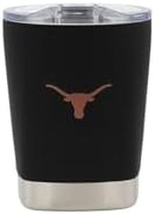 Decorvo NCAA 12 oz. Stainless Steel Tumbler - Perfect Wine Glass, Whiskey Glass for Game Day (Texas)