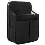 VANCORE Backpack Organizer Insert with Zipper for Rucksack Black Travel Nylon Shoulder Bag Organizer Waterproof, Black