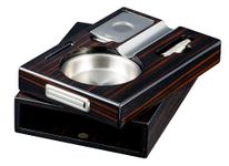 Visol Products VASH711 "Drawer" Single Cigar Ashtray, Iron Wood Finish