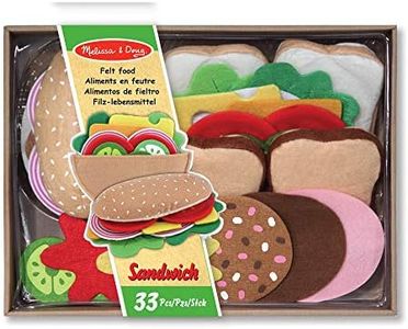 Melissa & Doug Felt Food Sandwich Set | Pretend Play | Play Food | 3+ | Boy or Girl