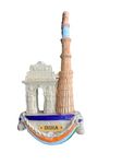 India Gate Qutab Minar Miniature Fridge Magnet