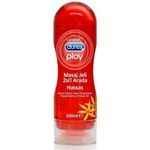 DUREX Play 2 in 1 Massage Gel with Ylang Ylang Lubricant - 200 ml |for Body Massage and Intimate Use Massage Gel