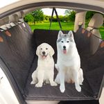 Paw Jamboree Dog seat Cover for Back seat Back seat Cover for Dogs Dog seat Cover Dog Hammock for Back seat Hard Bottom car seat Cover for Dogs Back seat Extender for Dogs Hard Bottom Dog seat Cover