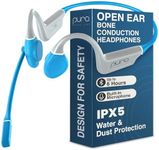 Puro Sound Labs PuroFlex Kids Bone Conduction Headphones – Bluetooth 5.3 Wireless, Volume Limited with Built-in Mic, Ideal for School, Running & Sports, IPX5 Waterproof Kids Open Ear Headphones, Teal