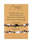 Best Friend Yin Yang Matching Bracelets for Couple Black White Beaded long distance relationship Bracelet Ying Yang Bracelet