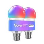 Govee RGBWW Smart Bulbs, Colour Changing WiFi Bulbs with Music Sync, 54 Dynamic Scenes, 16 Million DIY Colours WiFi & Bluetooth Light Bulbs Work with Alexa, Google Assistant Home App, 2 Packs