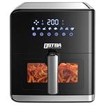 OSTBA Air Fryer, 7.5L Oil Free Air Fryers Home Use 1700W with Clear Window and Rapid Air Technology,8 Presets, LED Touch Screen, Timer & Temperature Control