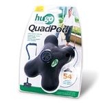 Hugo Mobility Quadpod Ultra Stable Cane Tip with Compact Quad Design, 3/4-Inch, Black