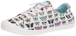 Skechers Womens Beach Bingo - CATTERFLY White/Multi Sneaker - 4 UK (113215)