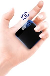 Batterie Externe 10000mAh Mini, Bscame Ultra Compact Power Bank 2 USB Ports Charge Rapide et Ecran LCD Batterie de Secours Chargeur Portable Le Plus Léger Poids pour iPhone Huawei, Samsung, etc
