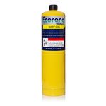 Ecorane Portable Standard Mapp Gas Fuel Cylinder/Canister, Perfect to heating, soldering, brazing and even welding, Cooking (Pack-1)