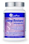 CanPrev - Sleep-Restore Ashwagandha, 90 Caps - Helps to Temporarily Promote Relaxation - Help Relieve Restlessness and Nervousness and as a Sleep Aid