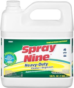 Spray Nine 26801 Heavy Duty Cleaner, Degreaser & Disinfectant, Citrus Scent, Indoor & Outdoor Cleaner for Kitchens, Bathrooms, Yard Equipment Automotive & Industrial 1 Gallon (Pack of 1)