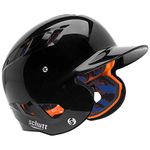 Schutt Sports AiR 5.6 Softball Batter's Helmet, Black, Large