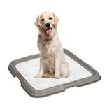 PAWISE Puppy Pad Tray Dog Toilet Tray Pet Pee Pad Holder, Dog Potty Tray Portable Puppy Training Pad Tray,Indoor Dog Litter Tray for Dogs/Cats,60 * 60 cm