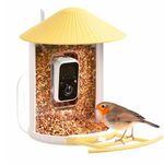 NETVUE by Birdfy Smart Bird Feeder Camera, Auto-Identify, Notify, Record Bird Video, Collect Permanently, Birdwatching Insight | Bird Feeders Outdoor | Bird Box Camera | Gifts for Bird Lovers