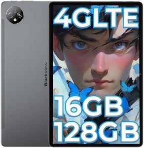 Android 13 Tablet 10 Pollici con SIM,Blackview Tab 80 Tablet 128GB +16GB,Tablet 4G LTE/SIM+5G WiFi,T606 Octa-Core,7680mAh,13MP+8MP, Tablet Gaming Dual SIM/Face ID/GPS/OTG/Type-C/Headphone Jack/TF 1TB