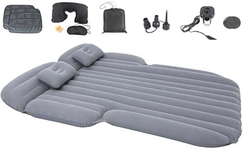 Onirii Inflatable Car SUV Air Mattress Bed,Car Beds Thickened Car Camping Air Mattress Bed with Air Pump,72.8"×51.2" Truck Bed Mattress,Portable Car Travel,Car Sleeping Mattress Bed for Universal SUV