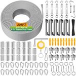 220 FT 1/8" Wire Rope Kit, 304 Stai