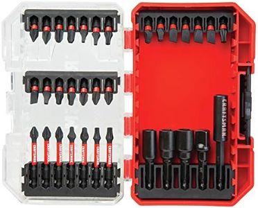 CRAFTSMAN Drill/Driver Set, Impact Ready Bits, 33 Pieces (CMAF1333)