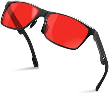 IBOANN Carbon Blue Light Blocking Glasses Men for Computer, Gaming, Metal Frame Night Driving Glasses for Man